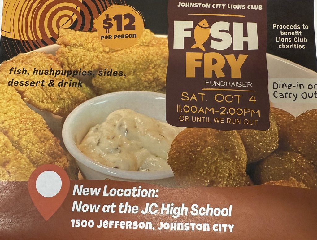 Johnston city lions club fish fry October 4th  2025