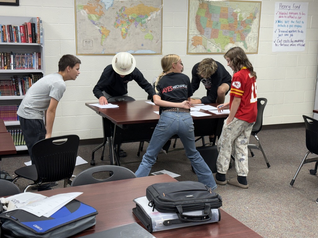 7th grade assembly line project