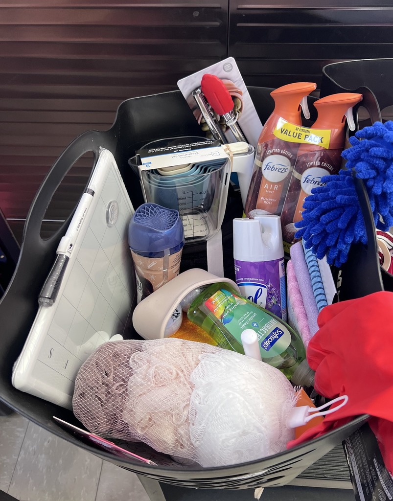 Red and Black Night raffle basket