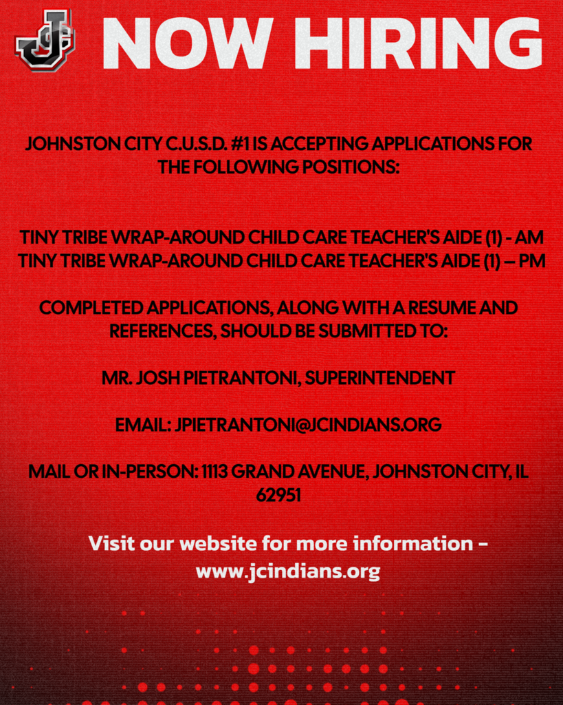 Now hiring tiny tribe teacher's aides