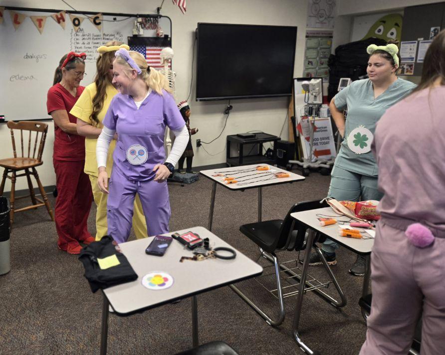 CNA students dress as care bears