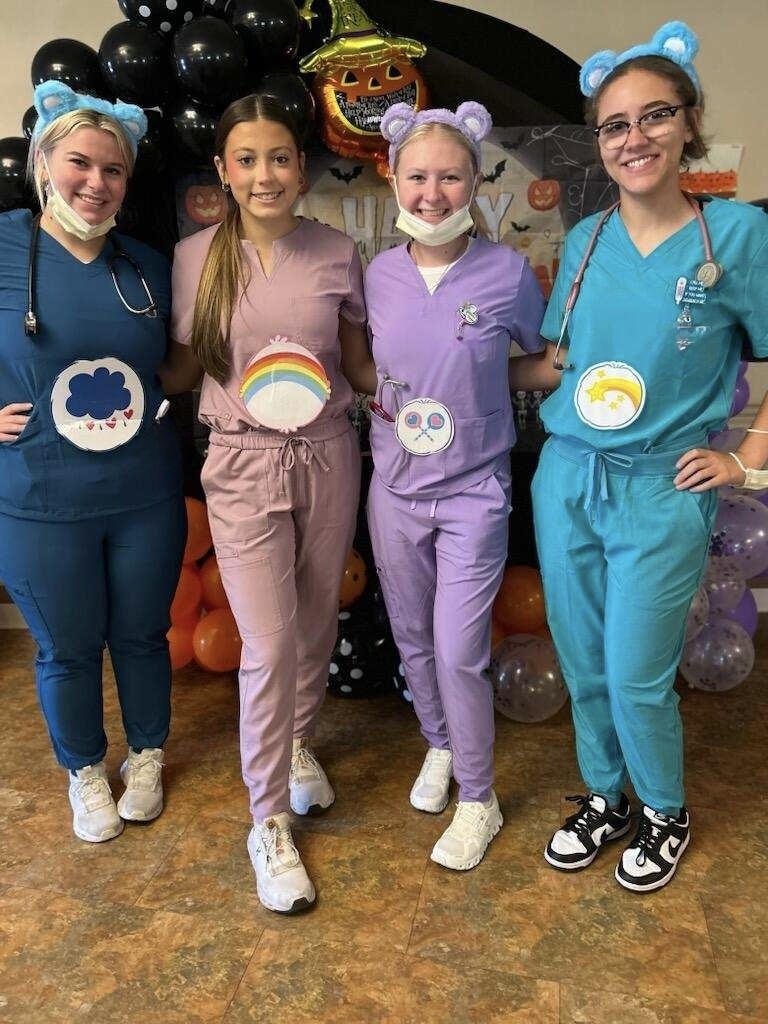 CNA students dress as care bears