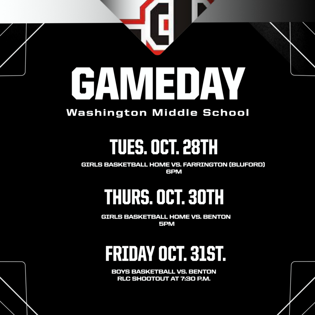 wms athletic schedule Halloween week 2025