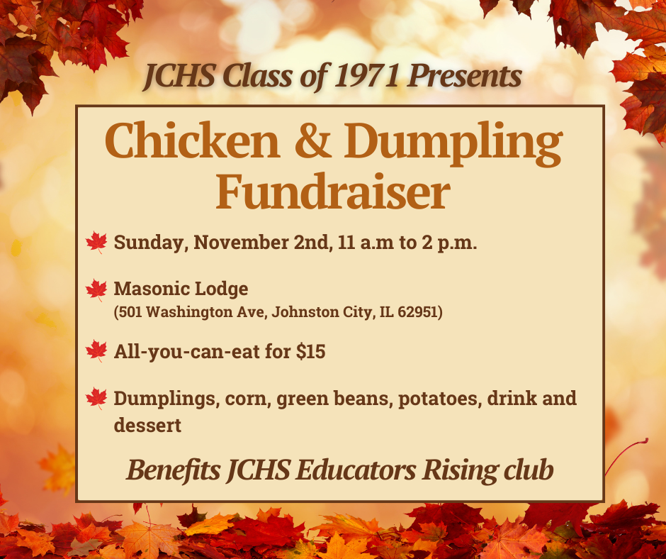 jchs class of 71 chicken and dumpling fundraiser 