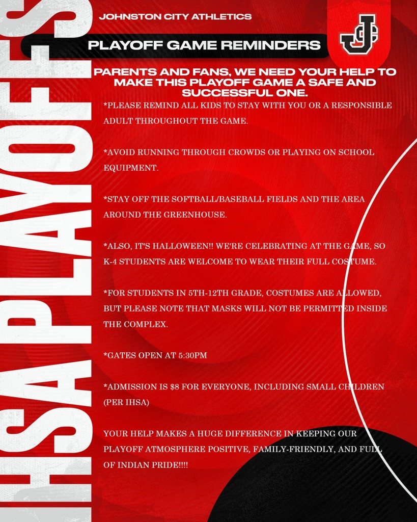 Playoff game reminders 2025