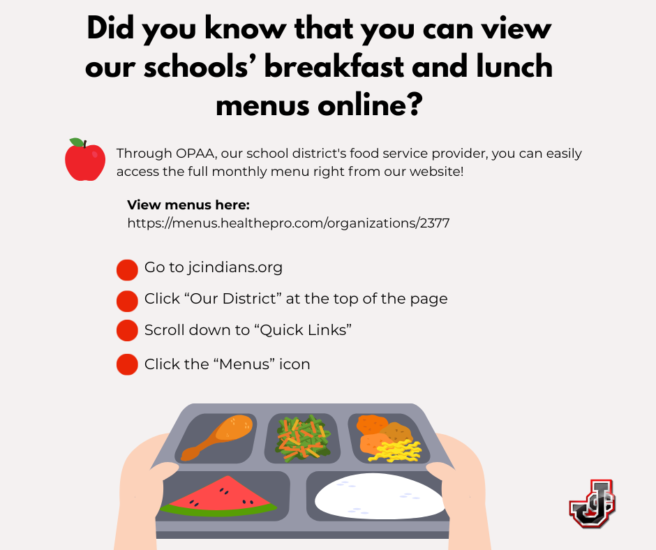 Breakfast and lunch menu online directions