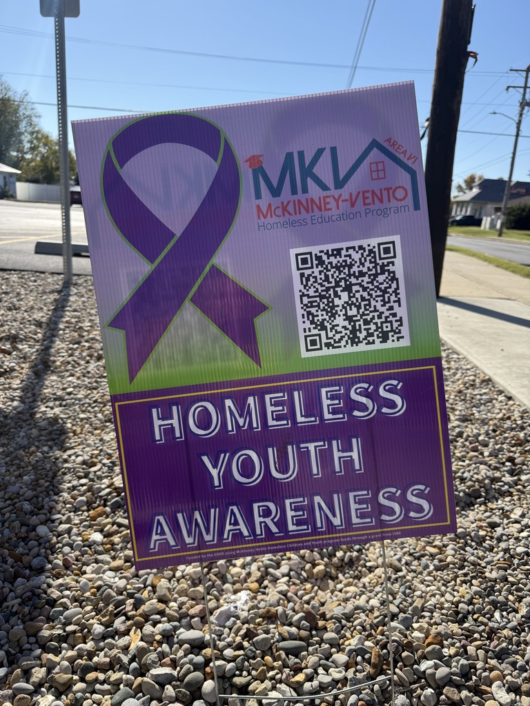Homeless Youth awareness month 2025 sign 