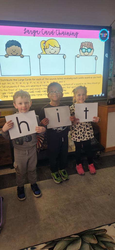 Cheers students practice c-v-c words