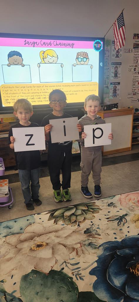 Cheers students practice c-v-c words