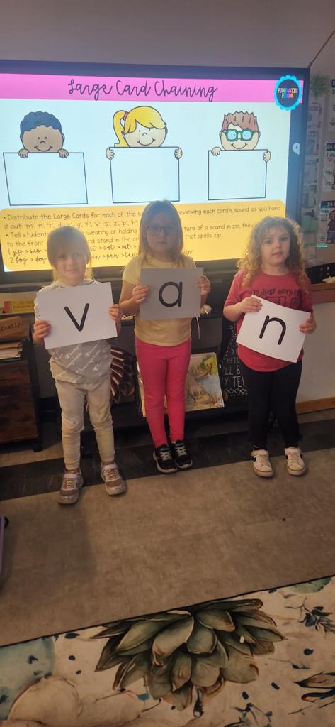 Cheers students practice c-v-c words