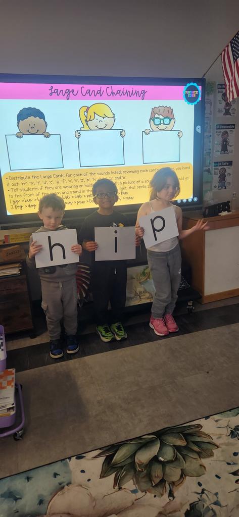 Cheers students practice c-v-c words