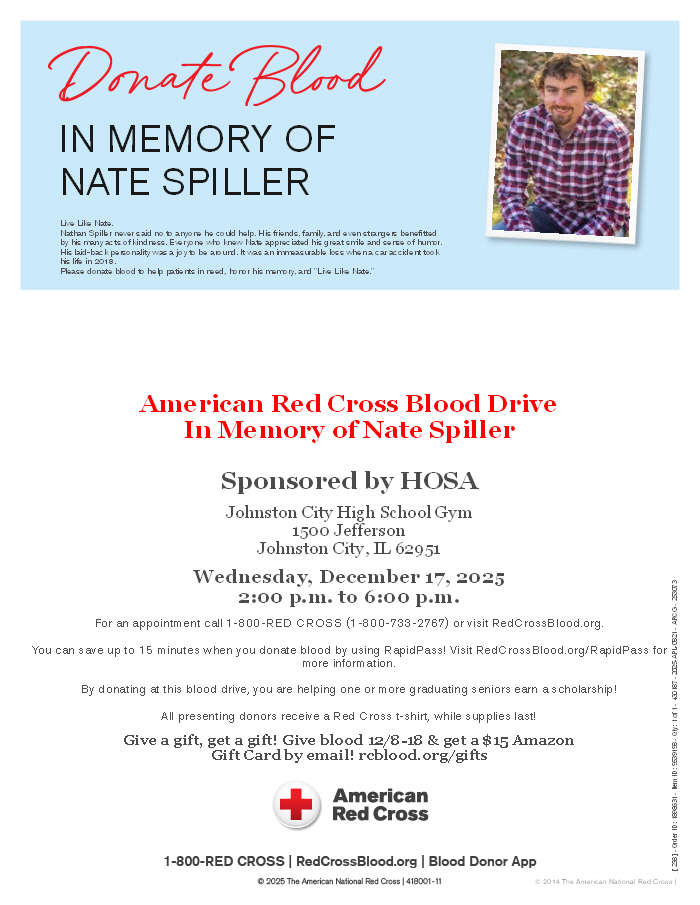 Nathan Spiller 2025 blood drive