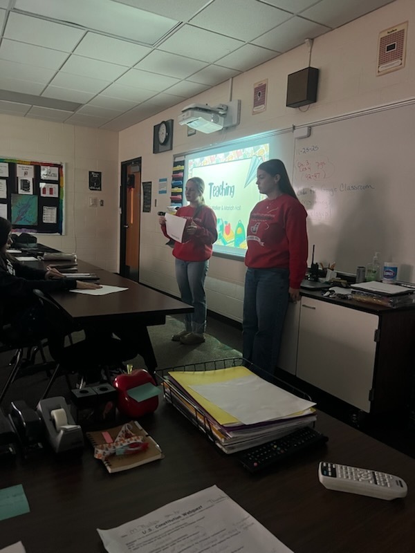 JCHS Educators Rising visits WMS PACE classes