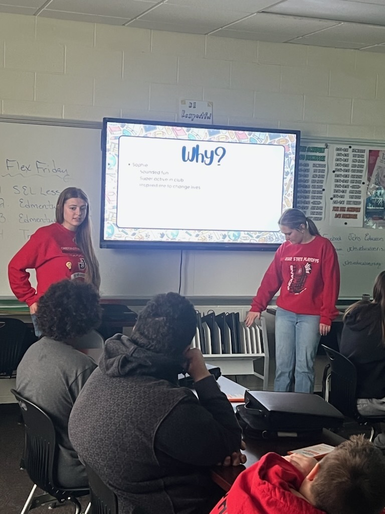 JCHS Educators Rising visits WMS PACE classes