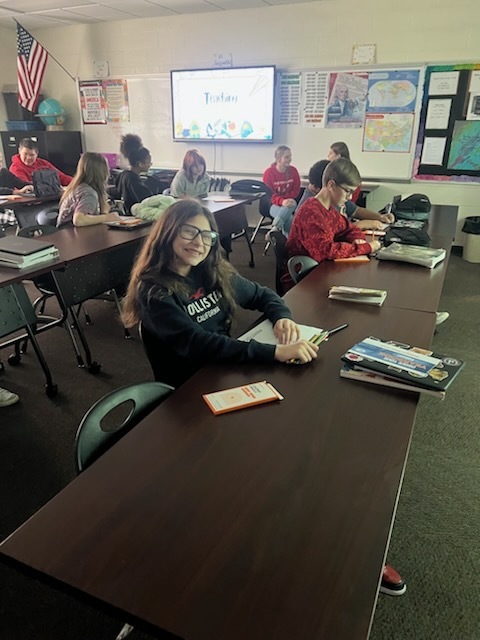 JCHS Educators Rising visits WMS PACE classes