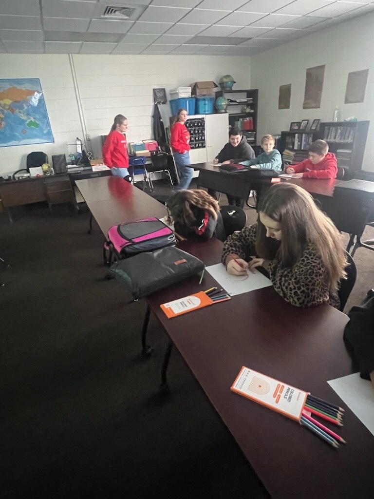 JCHS Educators Rising visits WMS PACE classes