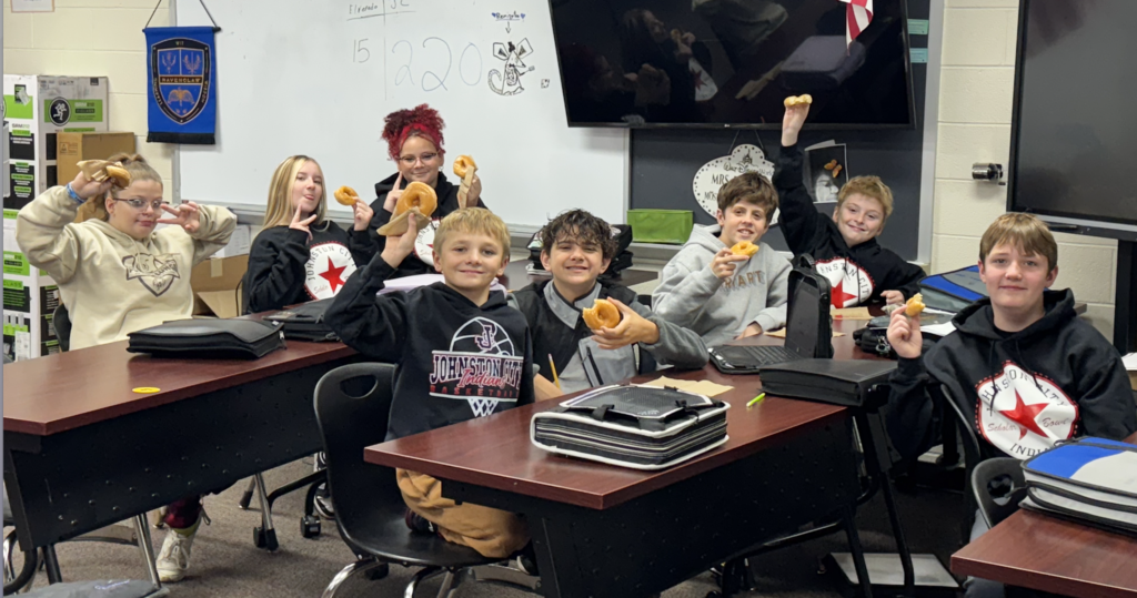 wms advanced math earns donuts