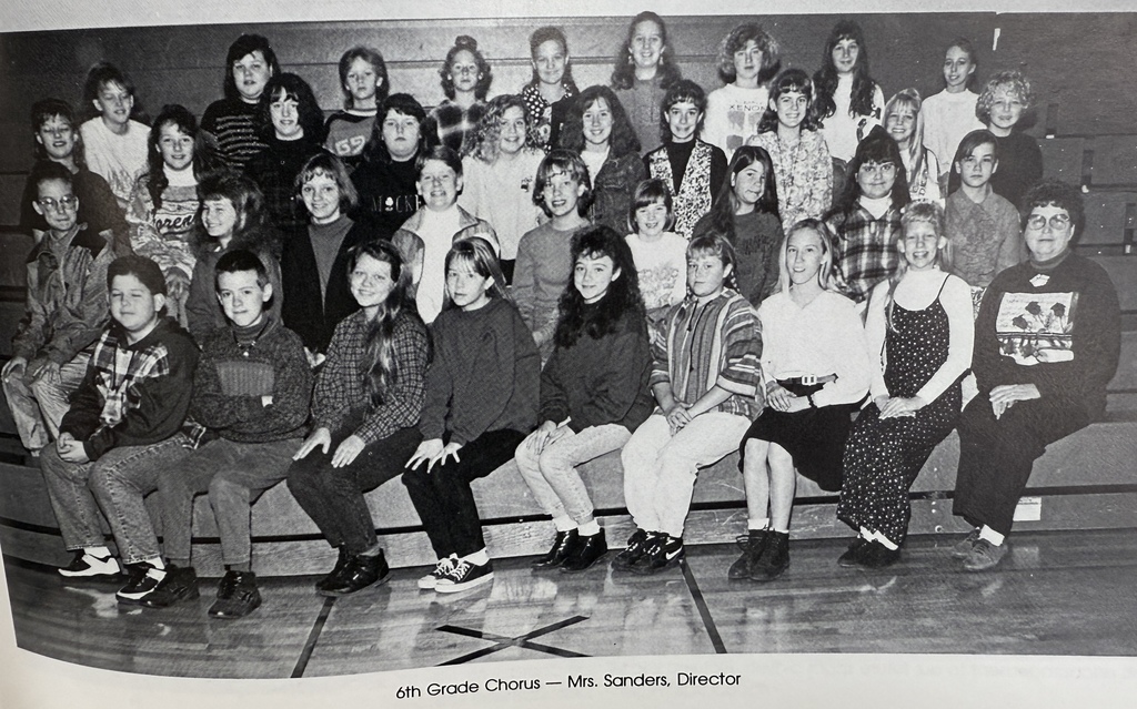 WMS 6th-8th Grade Chorus 1994-1995 school year