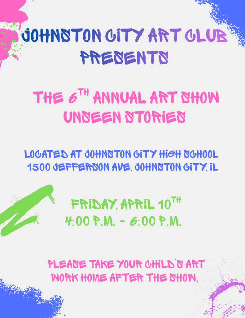 JCHS Art show information