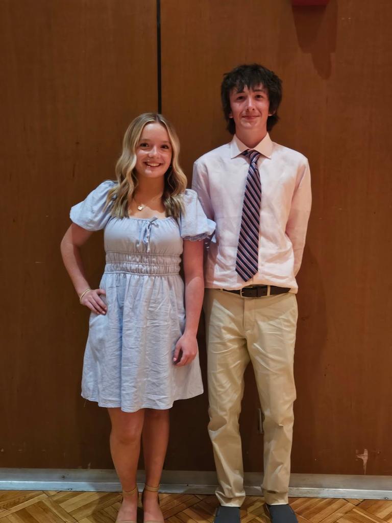 8th Grade IPA winners, Karysn and Jaxon