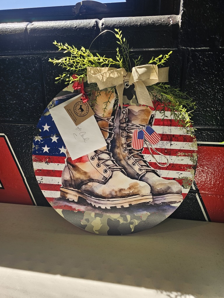 Military wreath