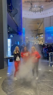 student council members experience a cyclone