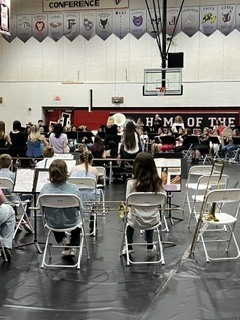 Students perform at the 2026 spring band concert