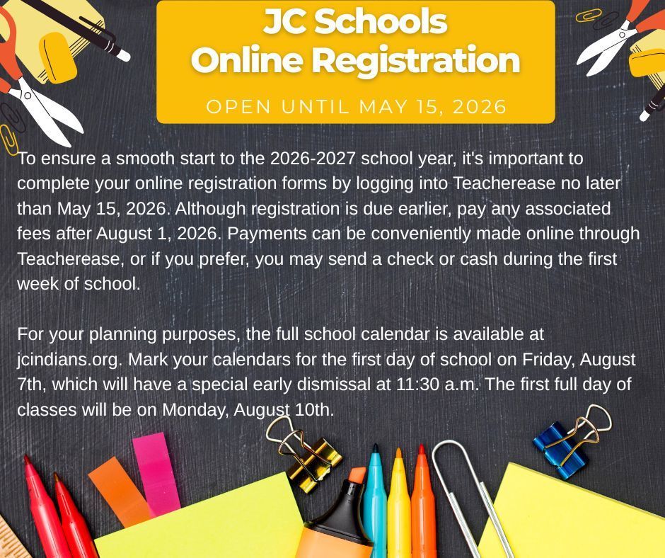 Reminder Online Registration due by May 15th