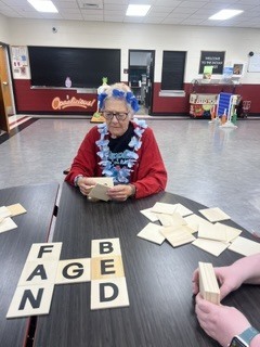 staff and families celebrate alop family night