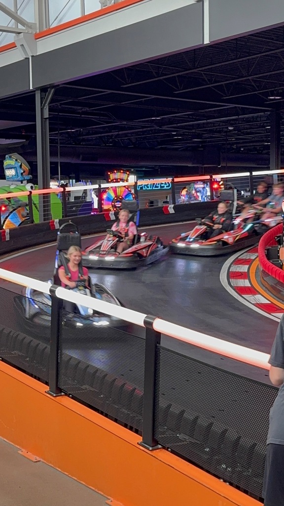 8th grade students participate in activities at Thrillhouse