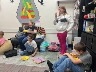 ALOP students enjoyed their end-of-year party