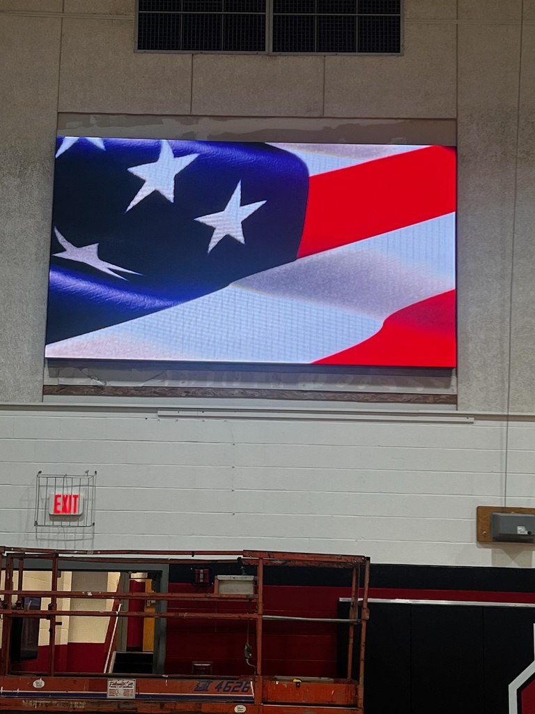 New LED Video board at JCHS Gym