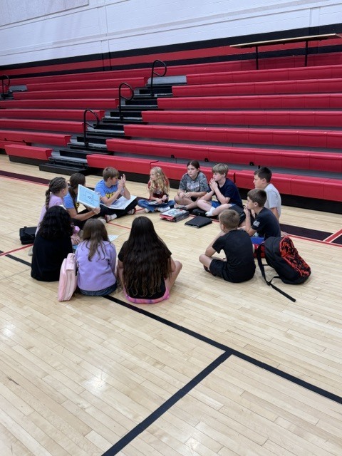 5th grade students participate in WEB groups
