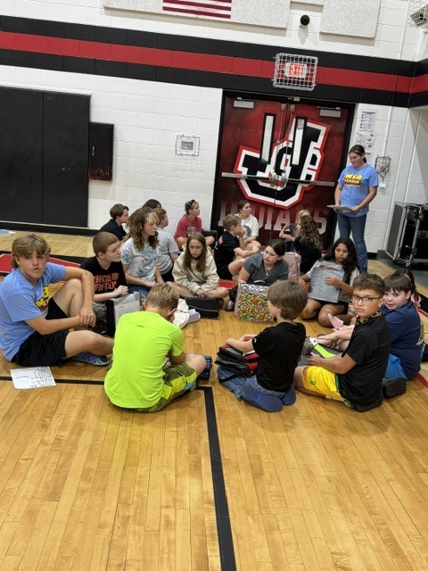 5th grade students participate in WEB groups