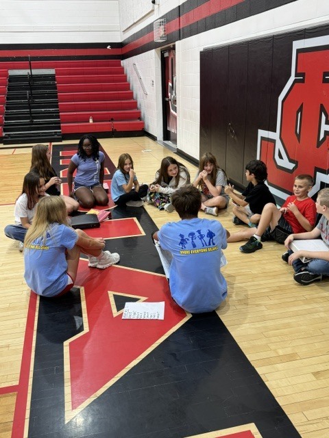 5th grade students participate in WEB groups
