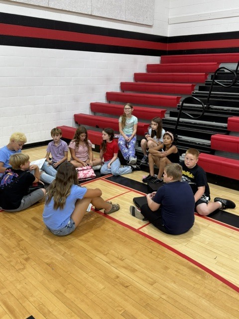 5th grade students participate in WEB groups
