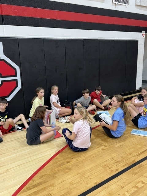 5th grade students participate in WEB groups