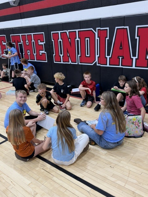 5th grade students participate in WEB groups