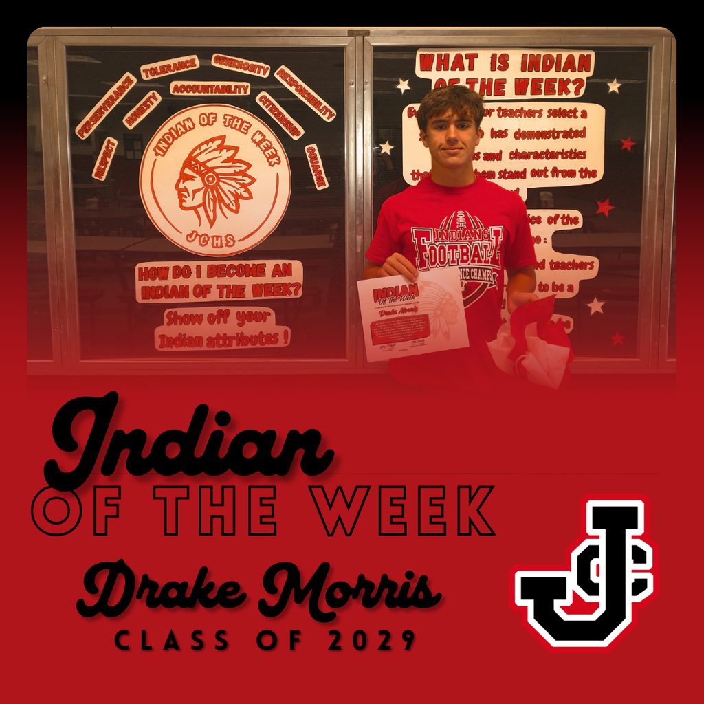 Indian of the Week - Drake Morris