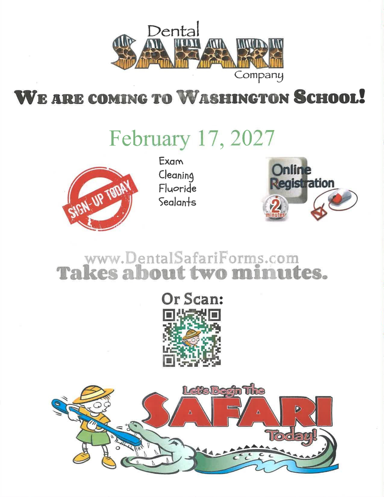 Dental Safari flyer and information