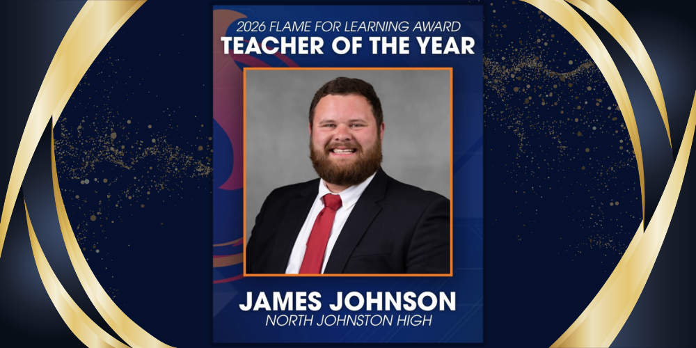 Congratulations, Mr. Johnson; teacher of the year