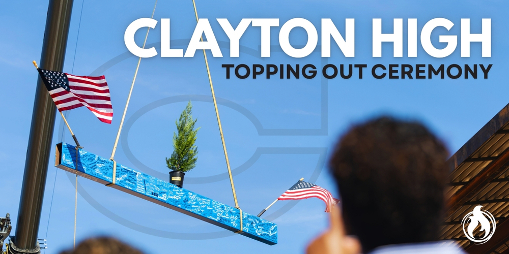 Clayton High Topping Out Ceremony
