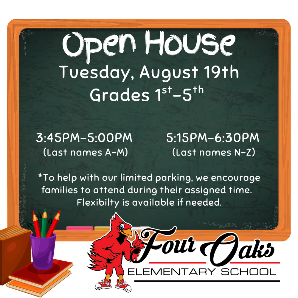 Open House 1st-5th