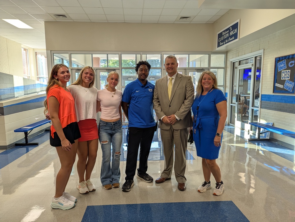 Dr. Pearce Visits CHS