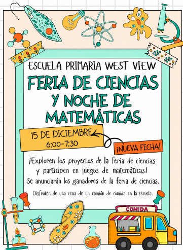 Science Fair & Math Night in Spanish