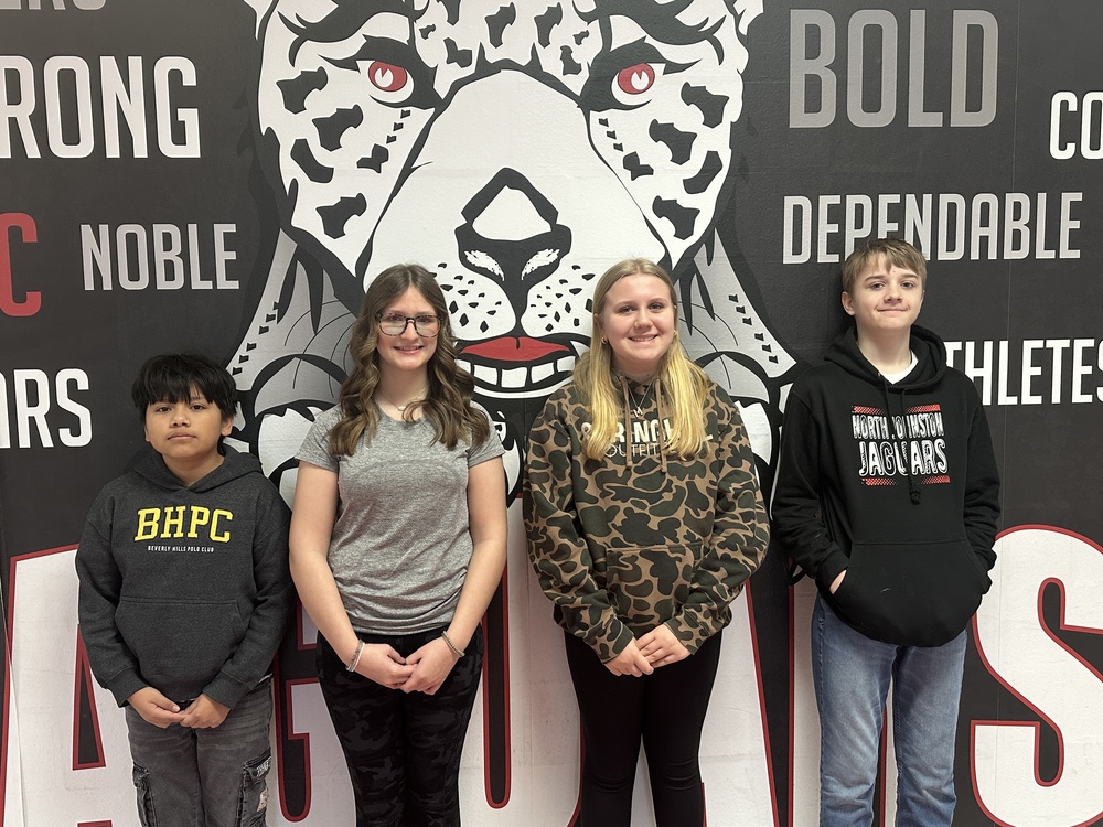 picture of 4 7th graders 