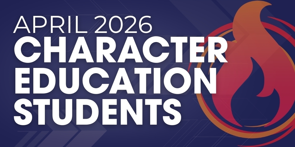 April Character Education Students