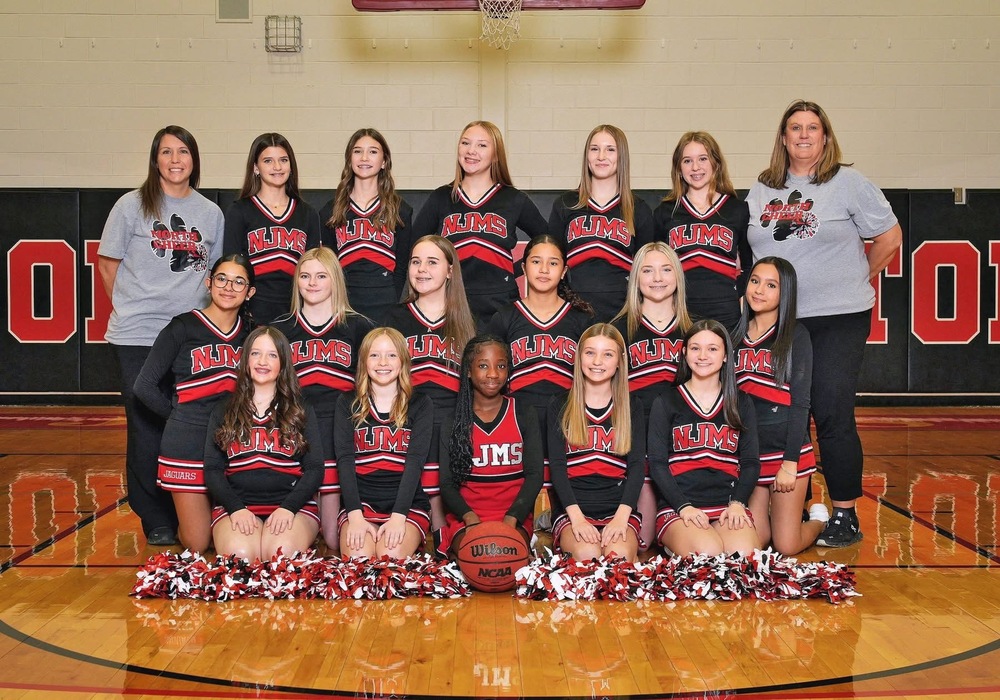 team picture of the 25-26 cheer squad 