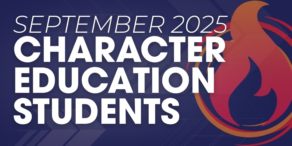 September 2025 Character Education Students