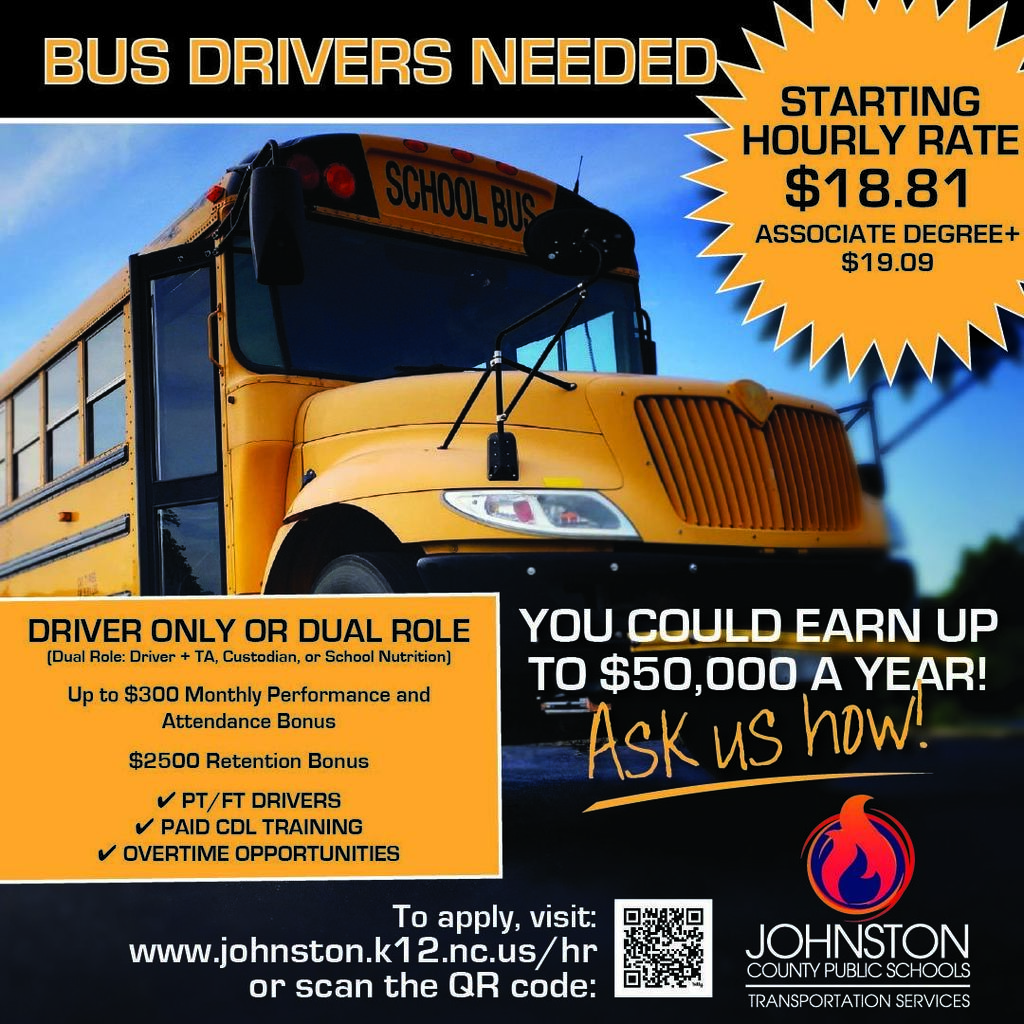 Bus Drivers Needed